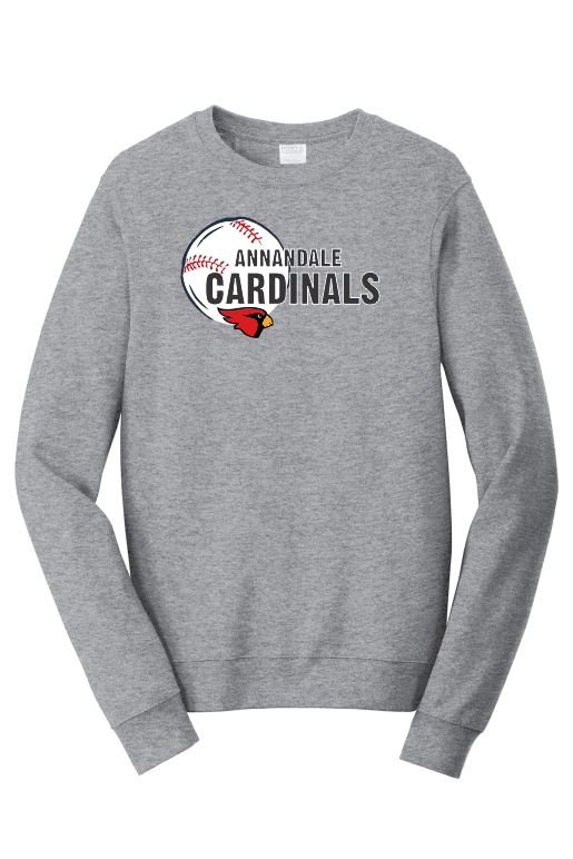 Annandale Baseball Crew Neck Sweatshirt.