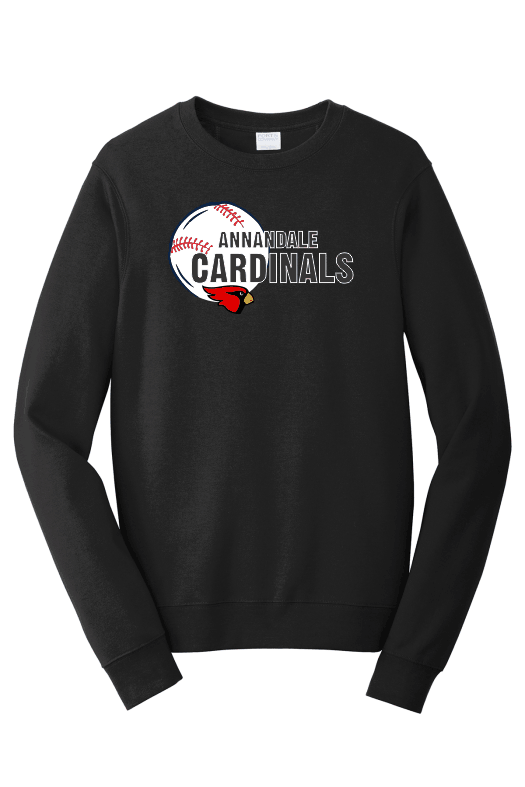 Annandale Baseball Crew Neck Sweatshirt.