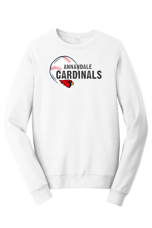 Annandale Baseball Crew Neck Sweatshirt.