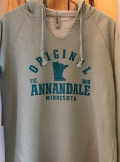 Original Annandale Ladies Wave Wash Hooded Sweatshirt