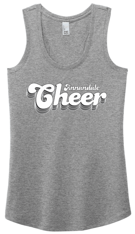 Cardinal Cheer Team Grey Tanks