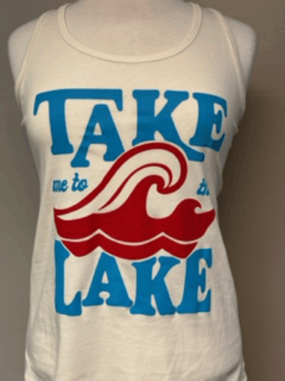 Take Me To The Lake Ladies Tanks