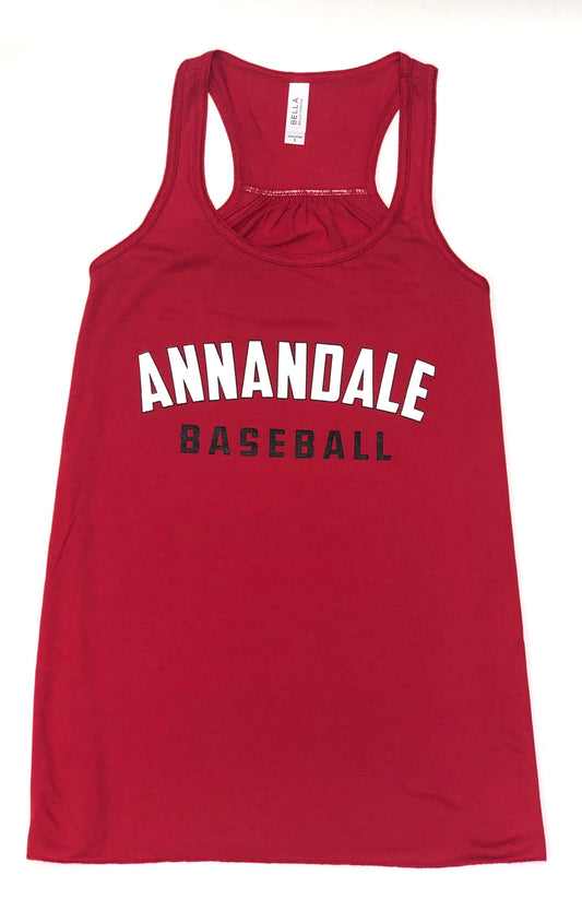 Annandale Baseball Flowy Red Tank