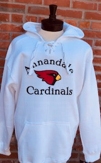 Annandale Cardinal Lace-up Hoodie