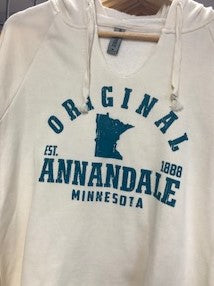 Original Annandale Ladies Wave Wash Hooded Sweatshirt